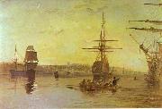 J.M.W. Turner Cowes,Isle of Wight painting